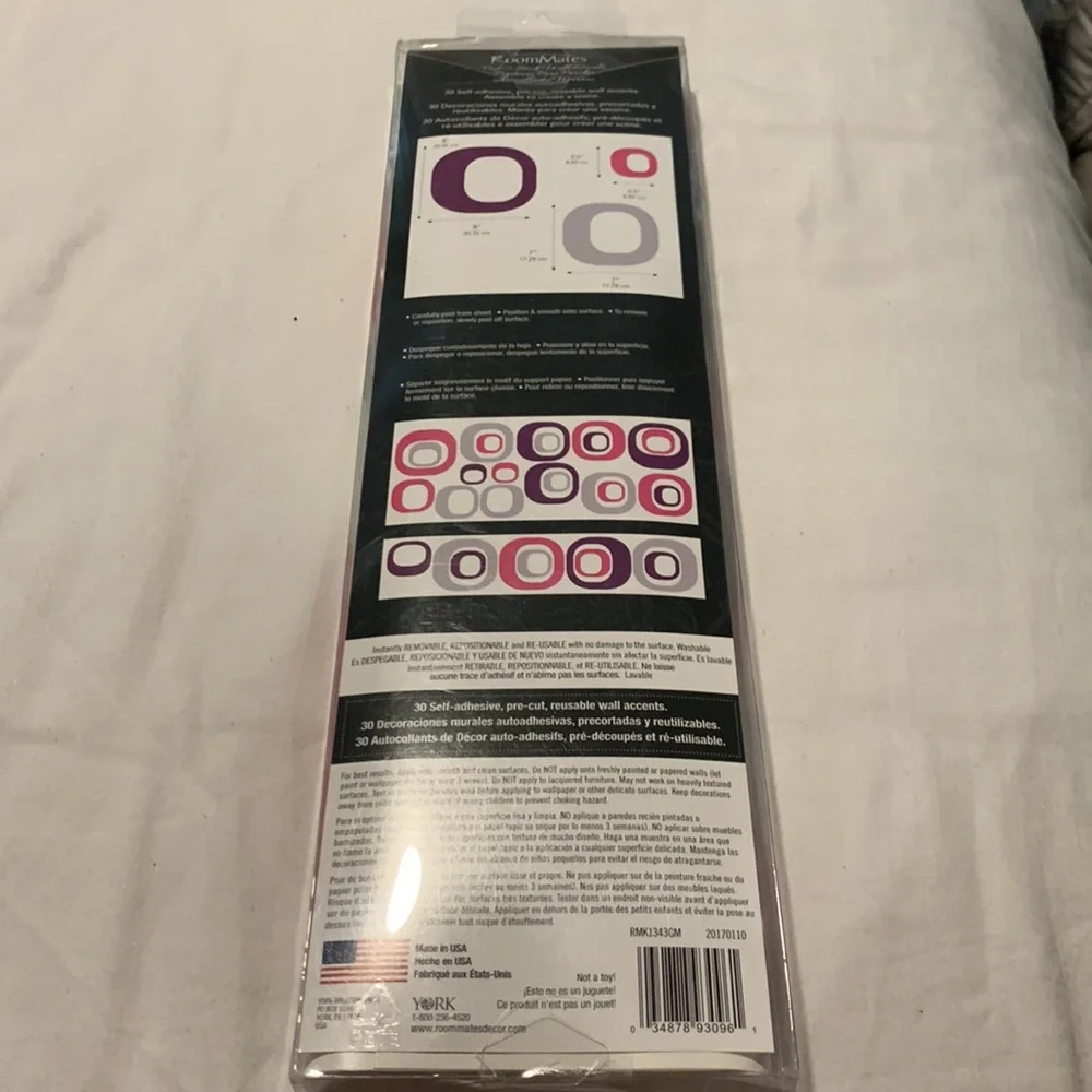 NWT RoomMates Wall Decals